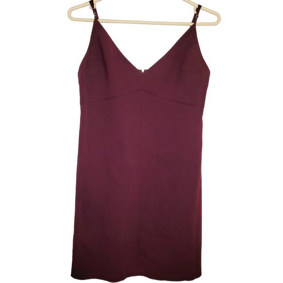 Wilfred Aritzia maroon red slip dress Size 8 minimal clean girl old money - Picture 1 of 11